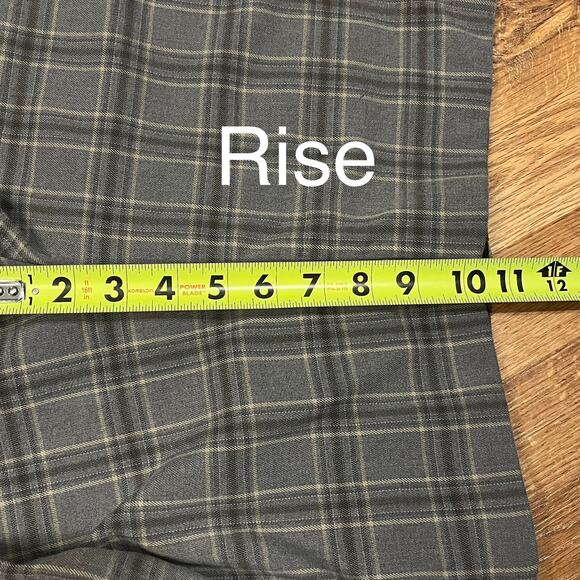 Nine West Plaid High Rise Skinny Ankle Pants Size 8 preppy academia office siren - Picture 10 of 11